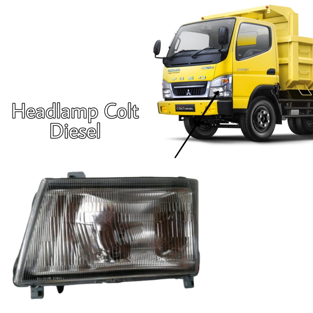 HEADLAMP Lampu depan Mobil CANTER PS110 PS125 PS136 COLT DIESEL FE71 KIRI KANAN