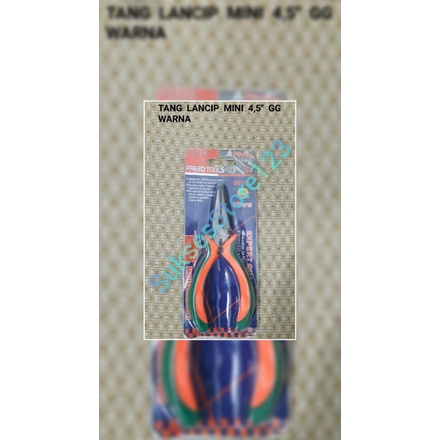Freed Tang Lancip Kecil 4.5" / Tang Lancip Mini 4.5 Inch Gagang Karet