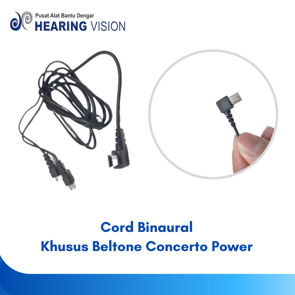 Binaural Cord Pocket (Kabel Y Pocket Khusus Beltone Concerto Power)