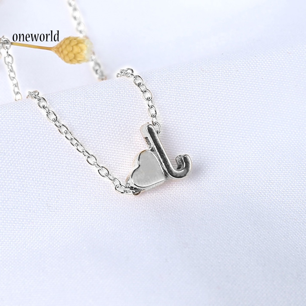 |Onwo Dress Mini Lengan Pendek Untuk Wanita| Kalung Liontin Bentuk Huruf Bahan Alloy Stainless Untuk Unisex