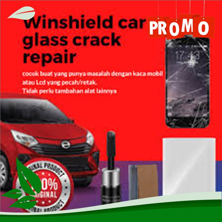 LEM KACA RETAK / LEM KACA HP RETAK / LEM KACA MOBIL RETAK / ( HITAM )