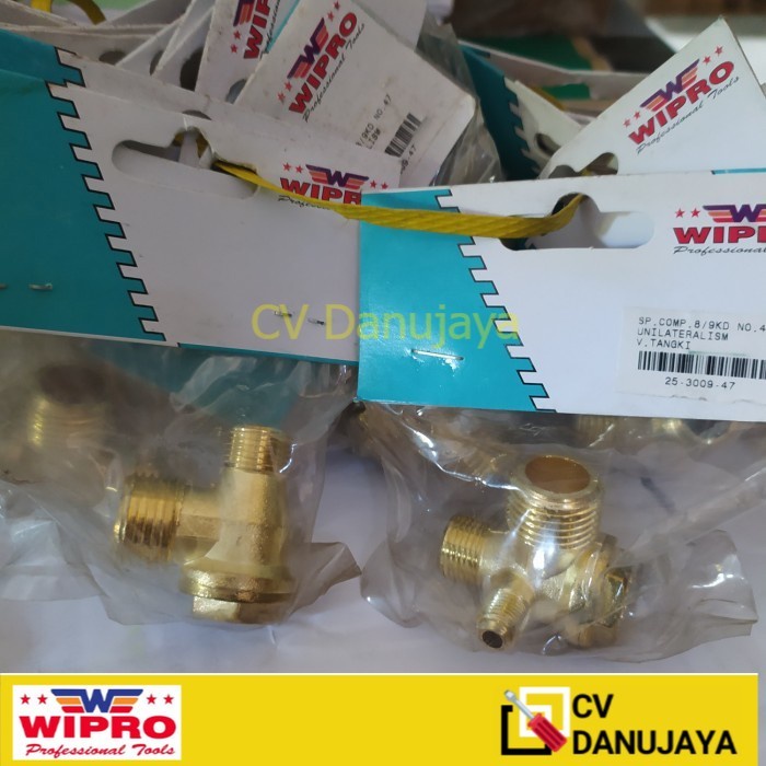 Check Valve Nepel Klep Kompresor Compressor 8/9 KD Non Return Cek Valve Unitelarism Wipro