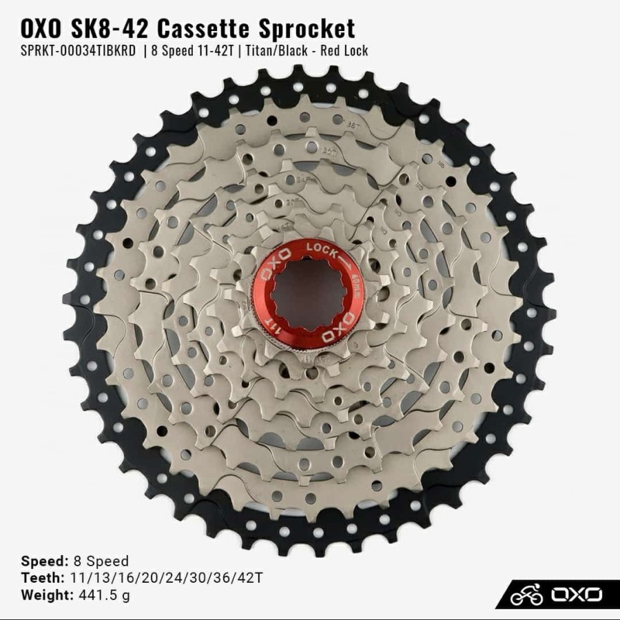 SPROCKET OXO 8 SPEED 11-42T