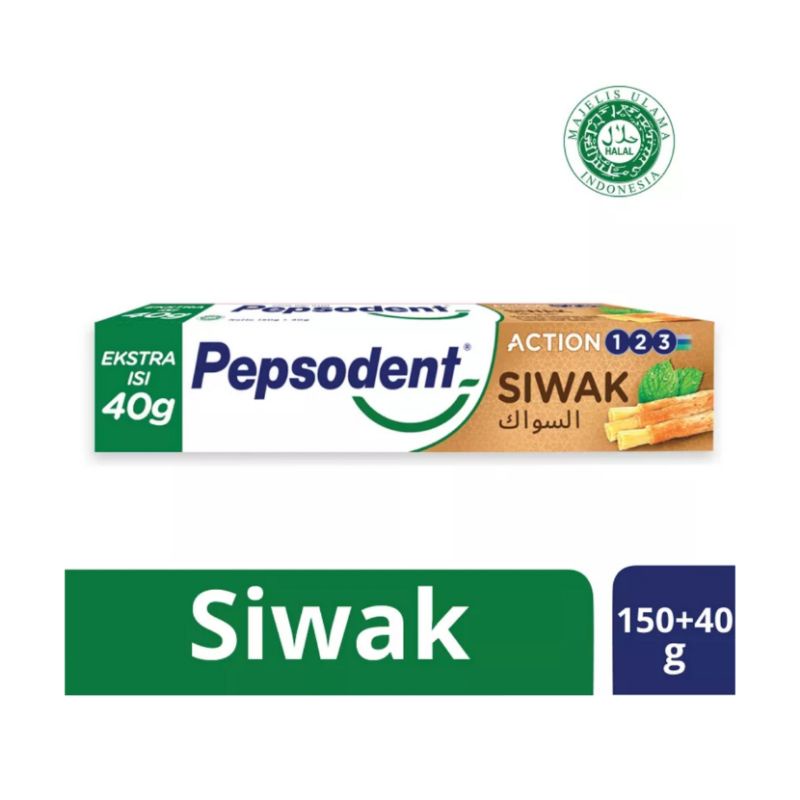 PEPSODENT Pasta Gigi Siwak 150+25gr