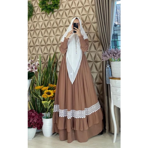 Gamis embun syari(Only Gamis)