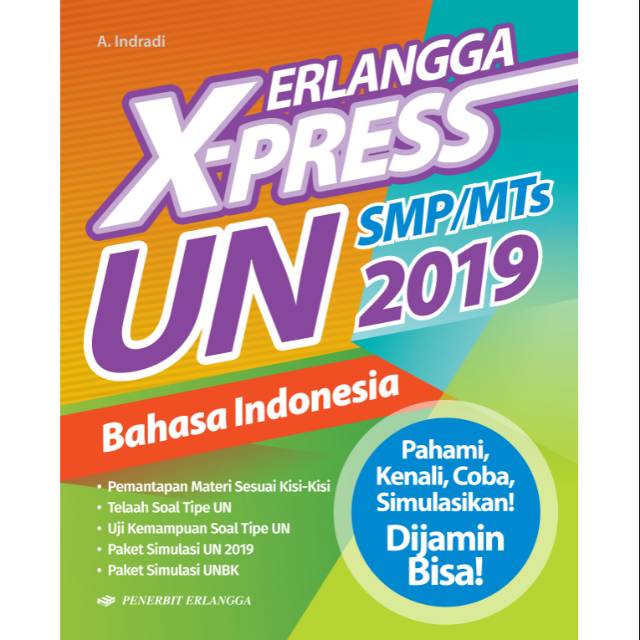 Erlangga X Press Un Smp 2019 Bahasa Indonesia Shopee Indonesia