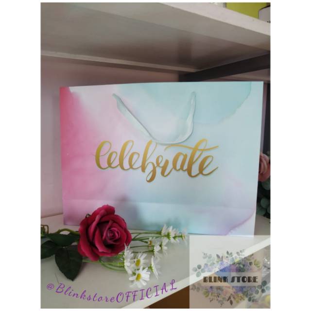 

PAPER BAG | celebrate big size | 42x31x12 cm