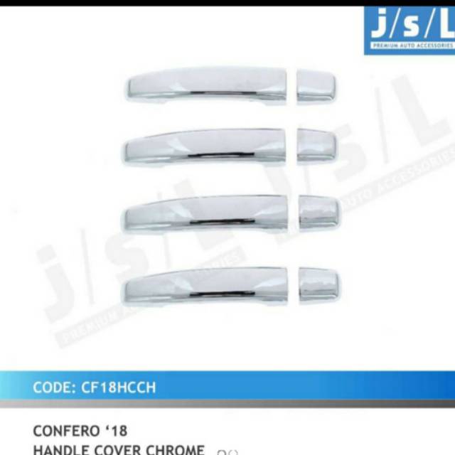 Cover handle wuling confero Hitam &amp; Chrome jsl