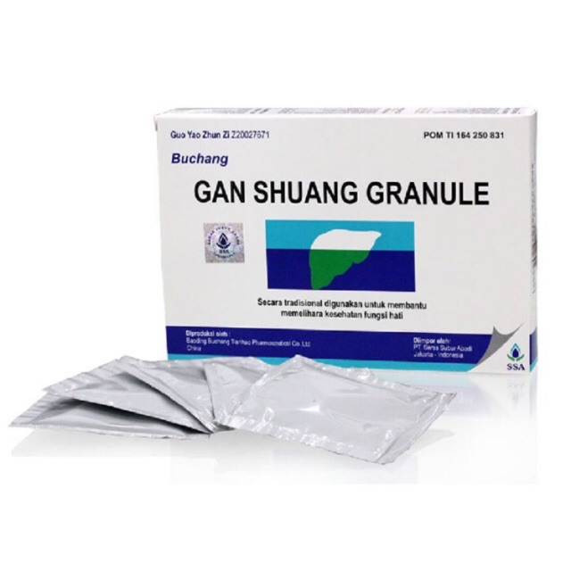 Buchang Gan shuang Granule obat hati liver
