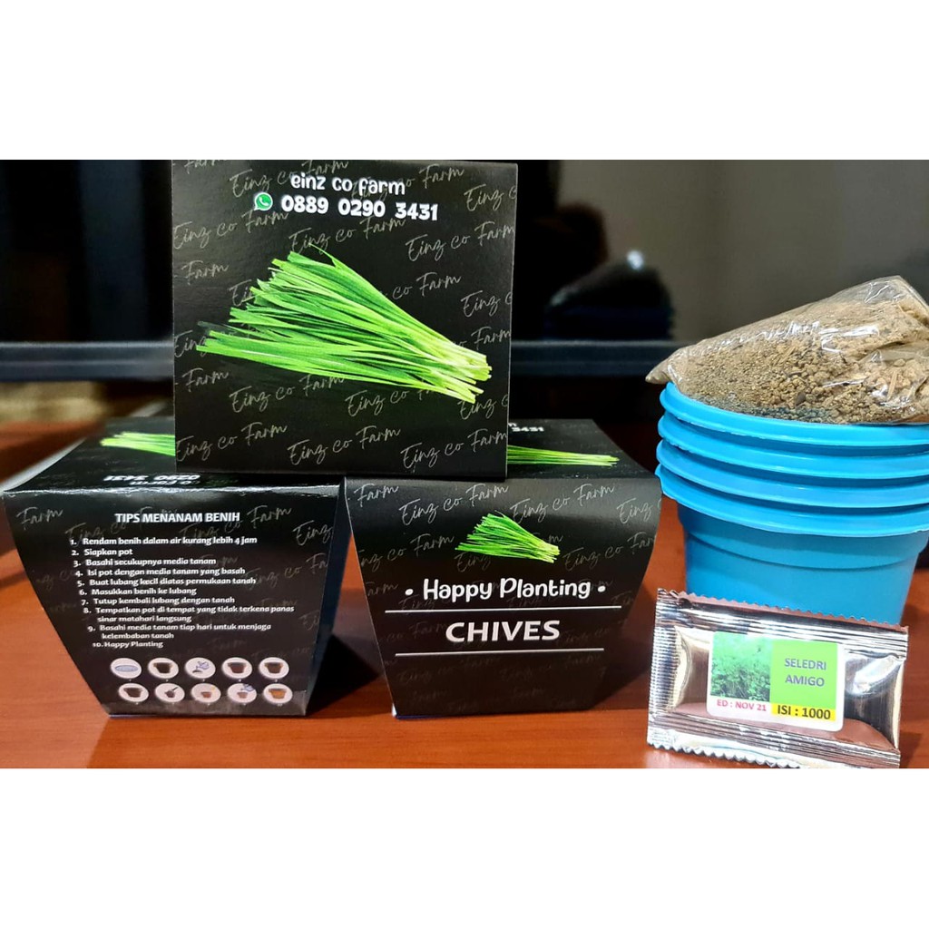 PAKET BERKEBUN TANAMAN HERBAL BONUS POT DAN BENIH BY EINZ CO FARM