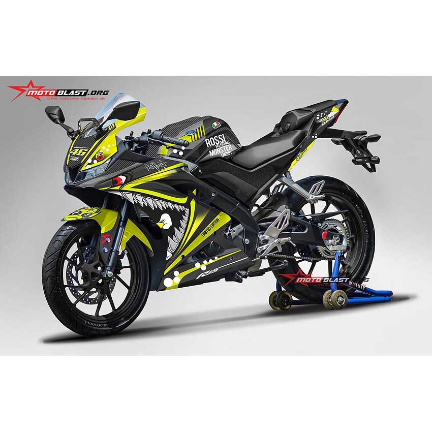 Decal Stiker R15 V3 BLACK SHARK
