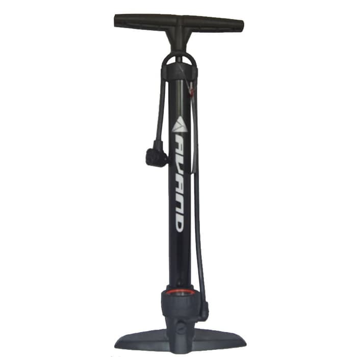 Avand 7039 Pompa Sepeda Pressure Meter Alloy Hitam