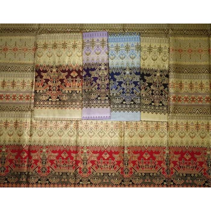KAIN BATIK PEKALONGAN MOTIF SONGKET PRADA BAHAN KATUN PRIMISIMA