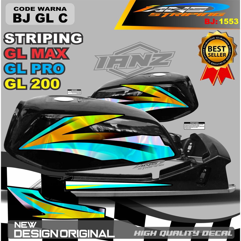 STRIPING GL PRO  / STRIPING GL PRO MAX VARIASI HOLOGRAM / STRIPING GL