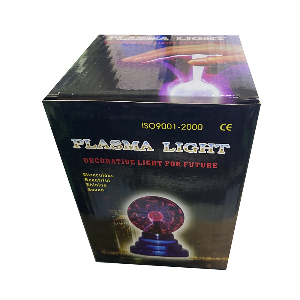 Pajangan Lampu Bola Kristal Plasma Light Sphere - ZC211700 - OMTHT5BK Black