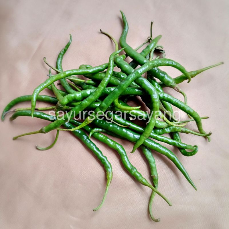 

Cabe Cabai Hijau Keriting 500gr