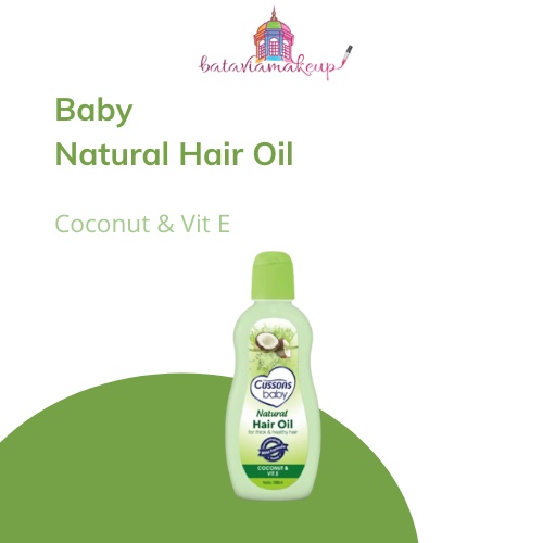 Cussons Baby Natural Hair Oil 100ML/Minyak Rambut