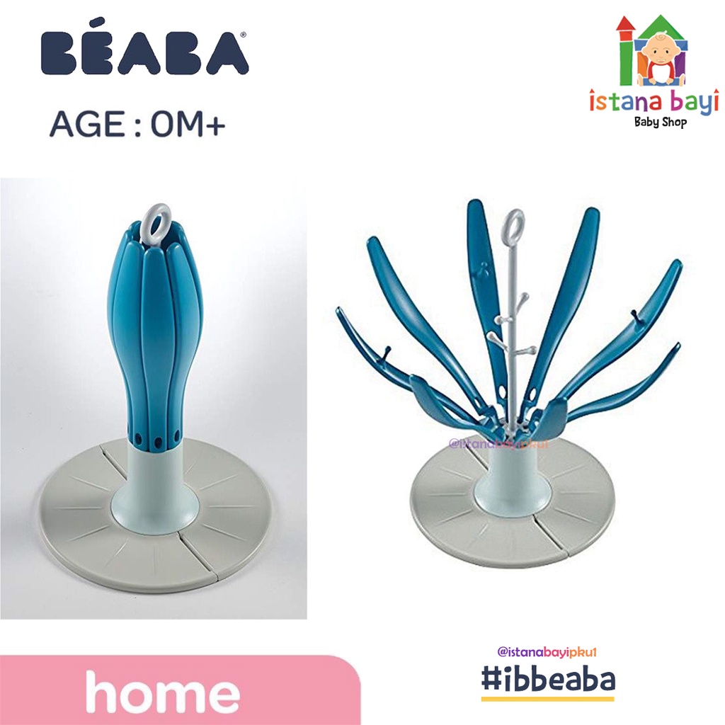 Beaba Flower Fold Drain Rack  - Rack Botol Bayi