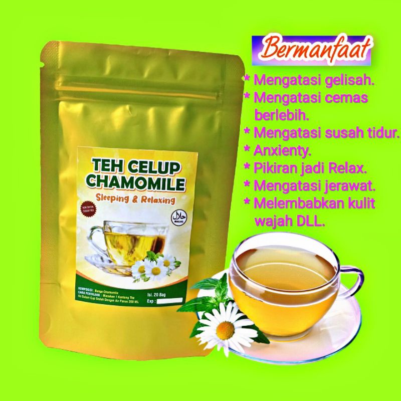 

Teh Bunga Chamomile Teh Celup Chamomile