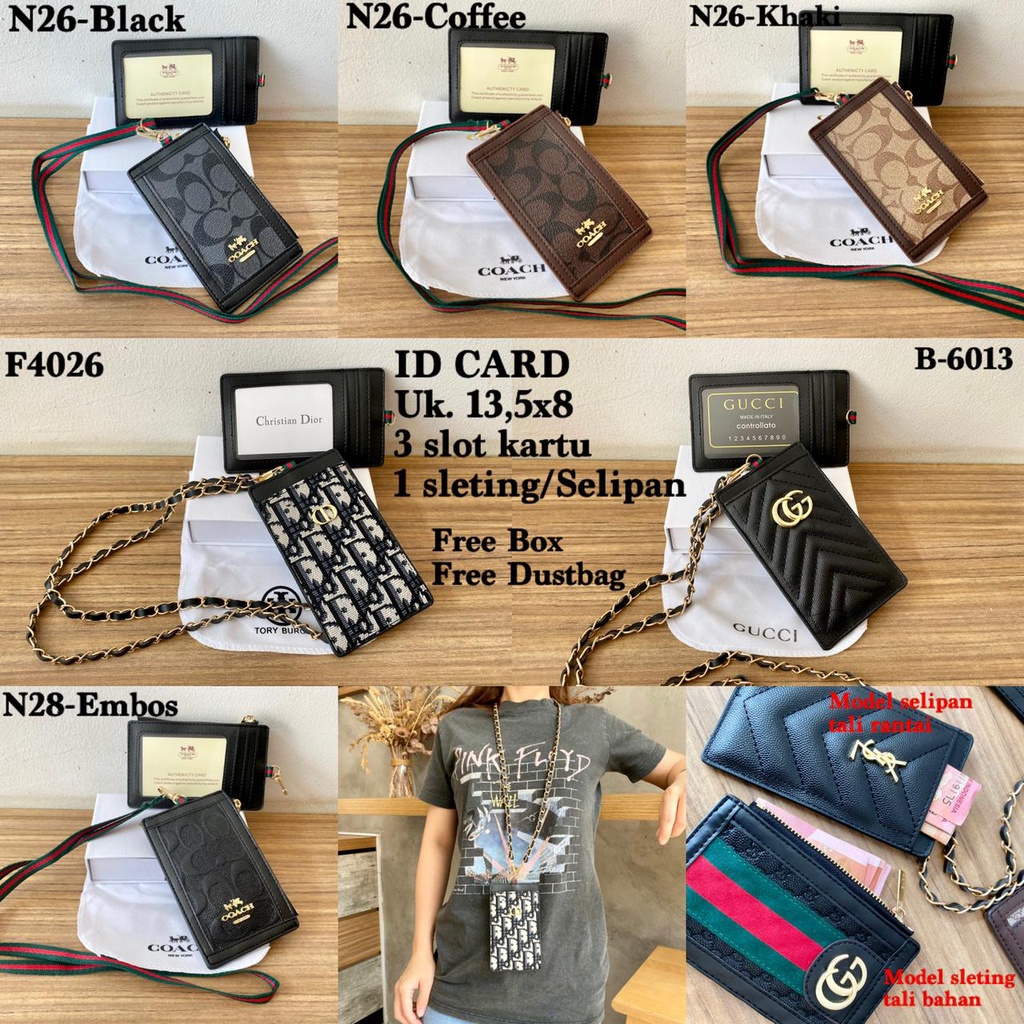 

GANTUNGAN ID CARD BRANDED IMPORT TEMPAT ID CARD KULIT EMBOSS & WATERPROFF