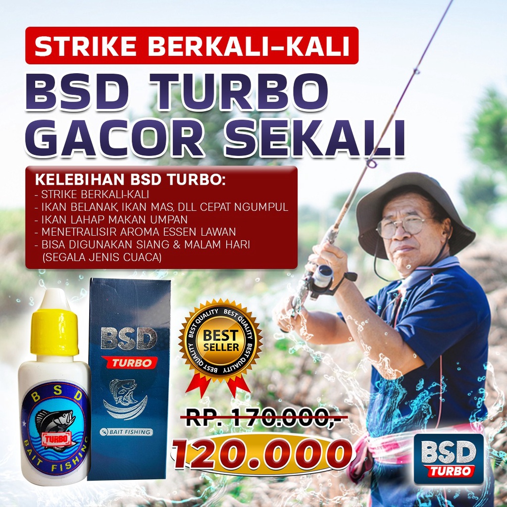 Essen BSD TURBO - Essen Mancing - Essen Ikan Mas - Essen Ikan Nila - Lele - Patin - Mujair - Belanak