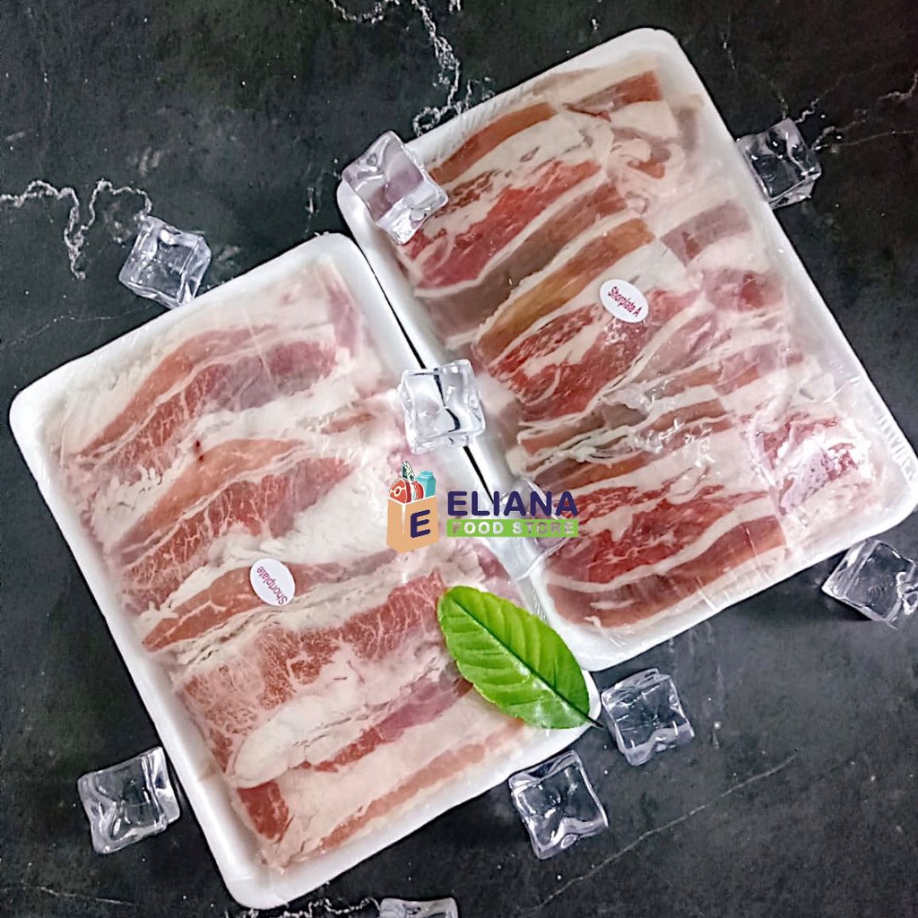 

PREMIUM DAGING SAPI LEMAK SLICE / US SHORT PLATE BEEF SLICE 500 - 540 GR