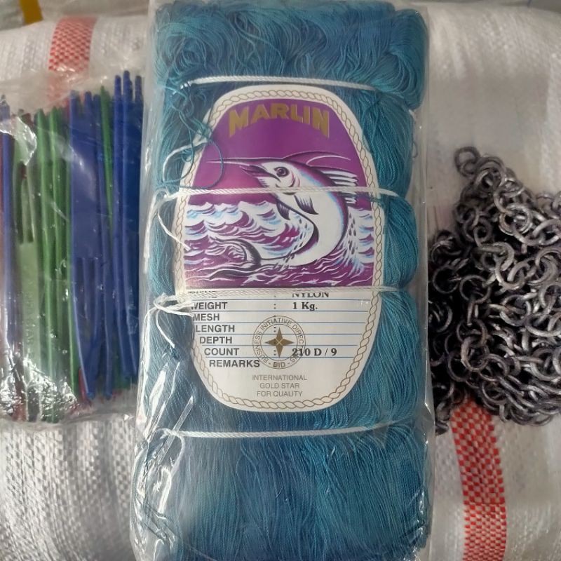 benang nilon hijau  D6, D9, D12, D15,D24