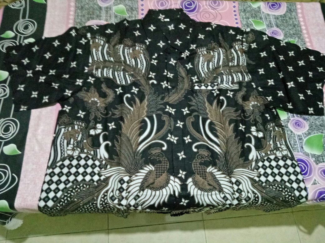 Kemeja Batik Pria Jumbo 4l-5l Lengan Pendek Atasan Baju Hem Pria Big Size Ukuran Besar Mrs-pl