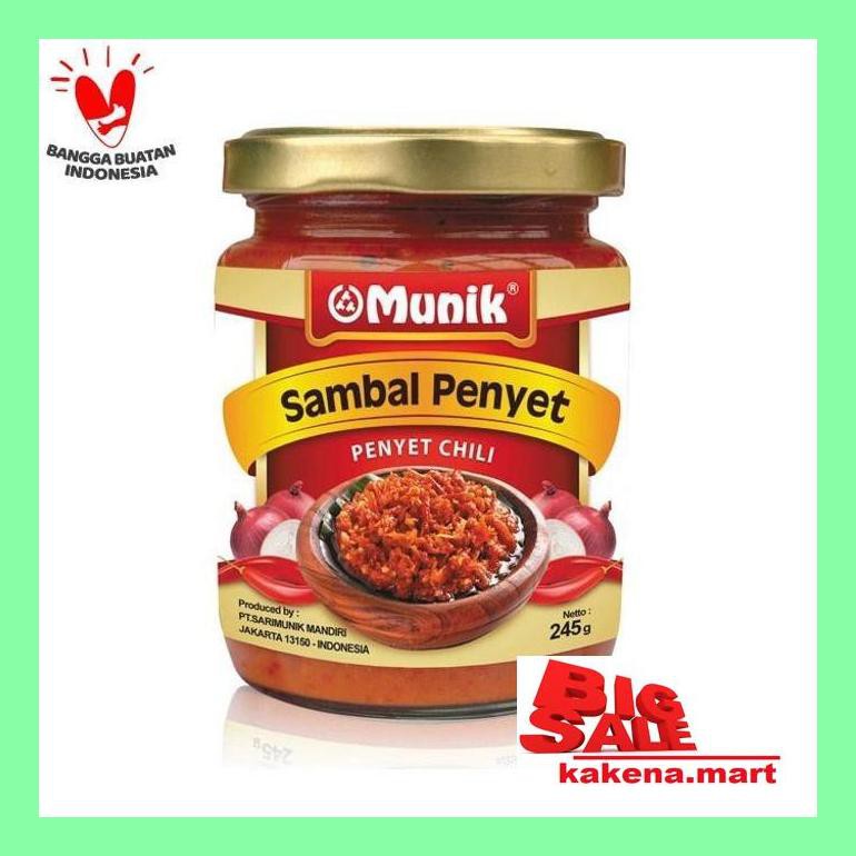 

Ka0Iusbu Munik Sambal Penyet 245 Gr Budlem