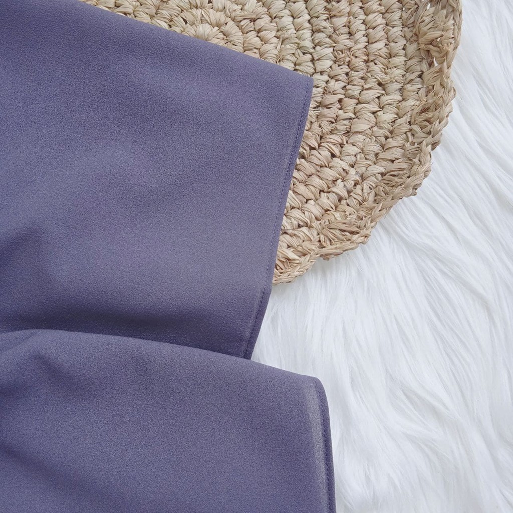 [PROMO] hijab pashmina sala osi BIG / pashmina instan / jilbab pasmina murah-L DARKGREY