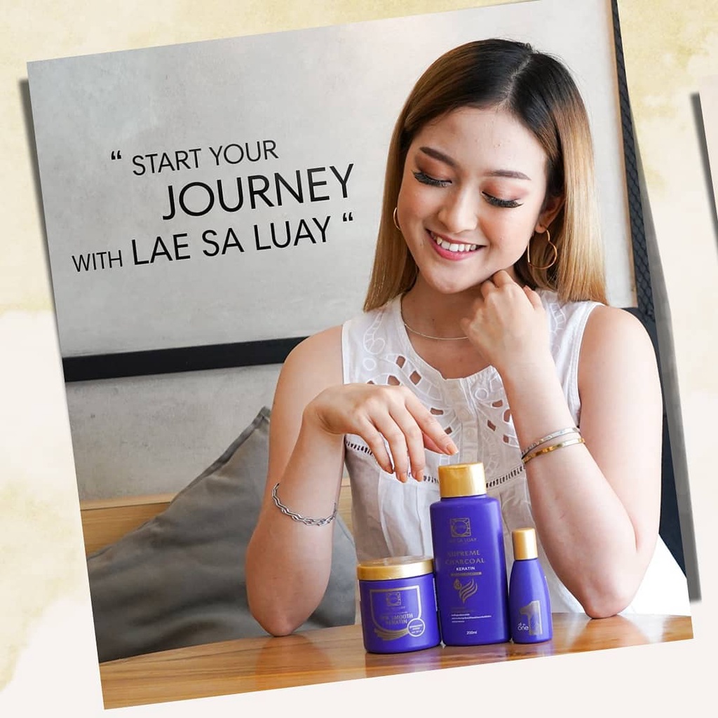 Lae Sa Luay Hair Mask Spa Smooth Keratin 100% Original / Masker Rambut / Treatment Rambut / Creambath Perawatan Rambut