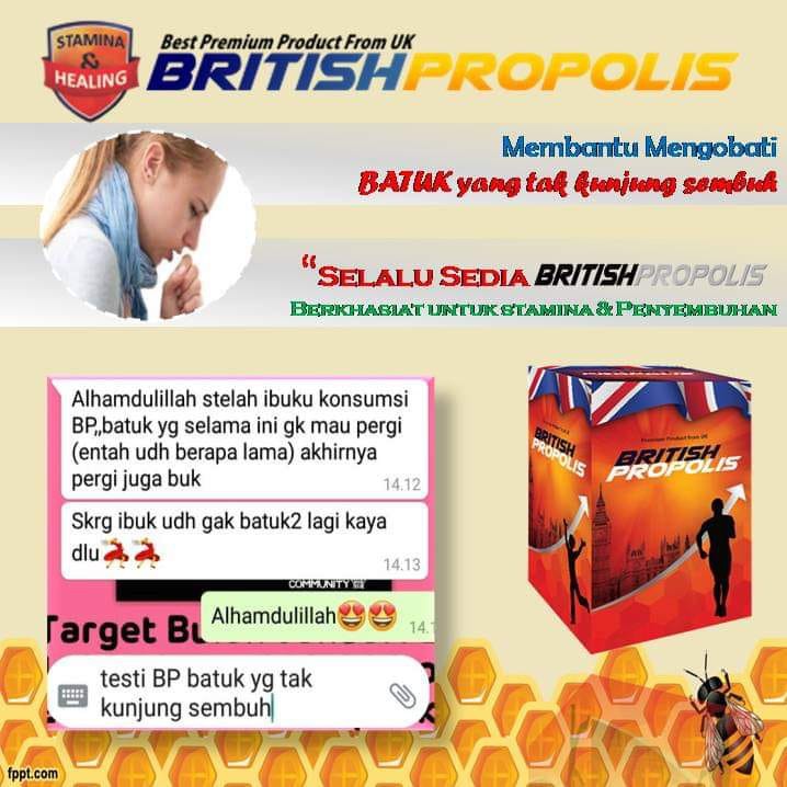 Propolis British Propolis Murni 100%Asli Obat Herbal Diabetes, Asam Urat Dan Kolesterol By IPPHO