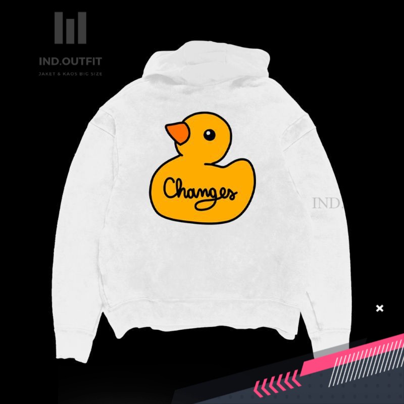 S - XXXXXL(6XL) Hoodie BIEBER CHANGES Hoodie DUCK BIGSIZE Jaket Cute OVERSIZE Justin Bieber Unisex