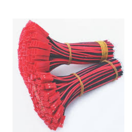 soket merah JST Socket line kabel 2 pin male + female power cable