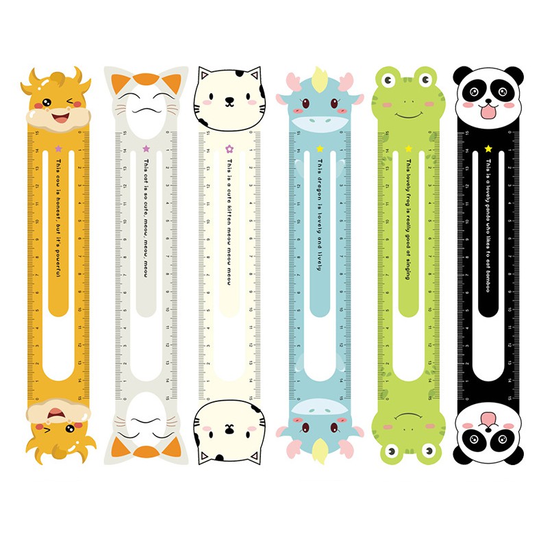 

J2 - Penggaris lentur animal pembatas buku magnet hewan lucu
