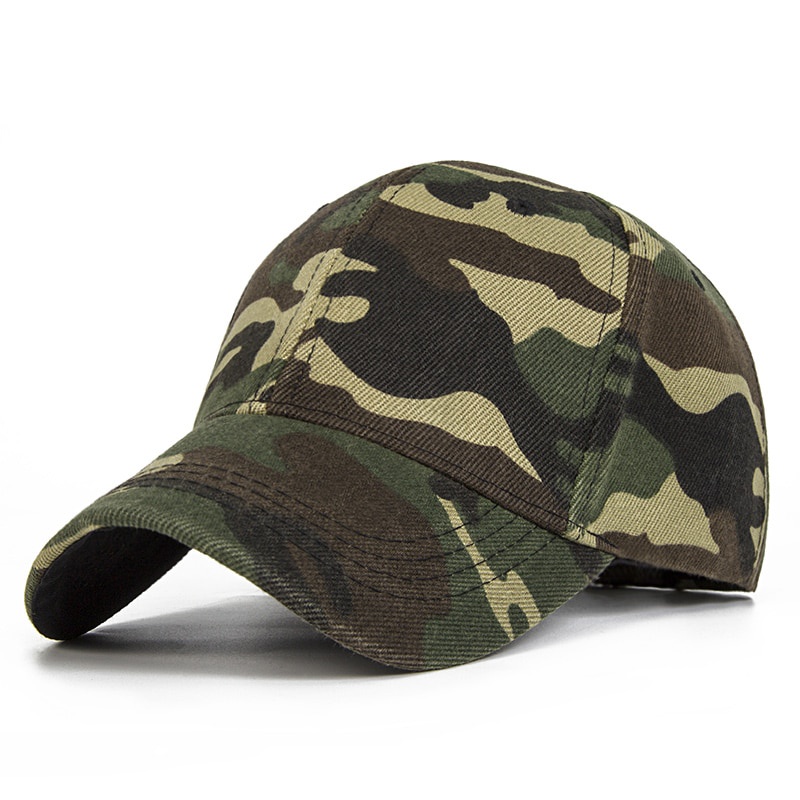 Topi Trucker Baseball Camouflage Army Summer Hat - S8R - 7RHZ21GR Green