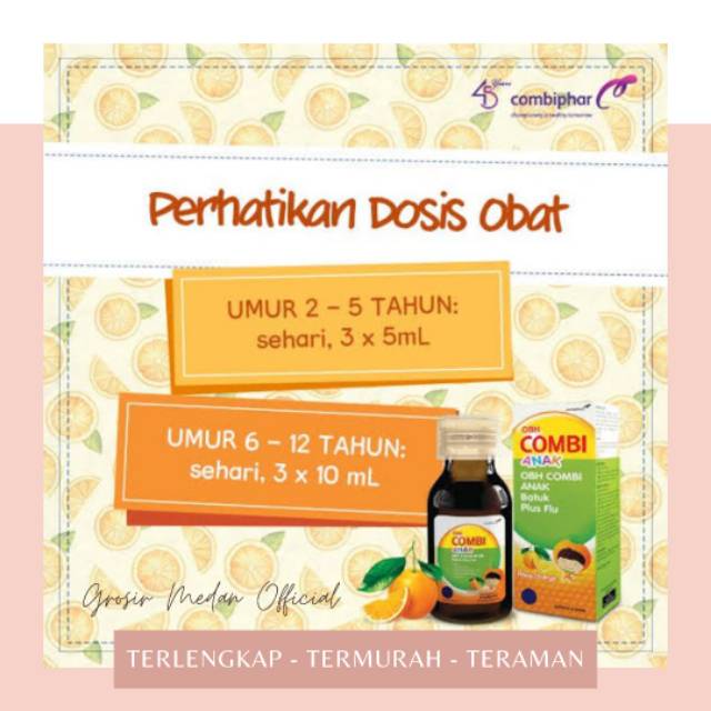 OBAT BATUK PILEK DEMAM ORI OBH COMBI ANAK BATUK PLUS FLU BPOM