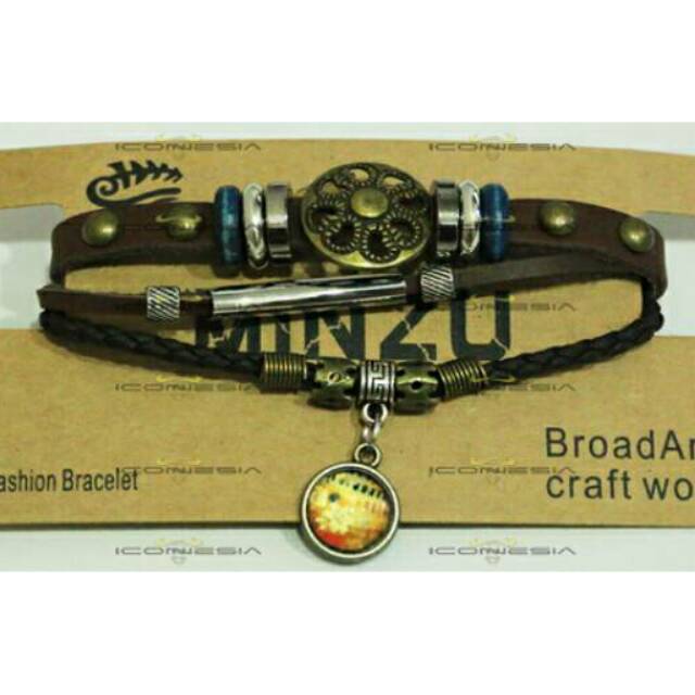 Gelang tangan cowok kulit