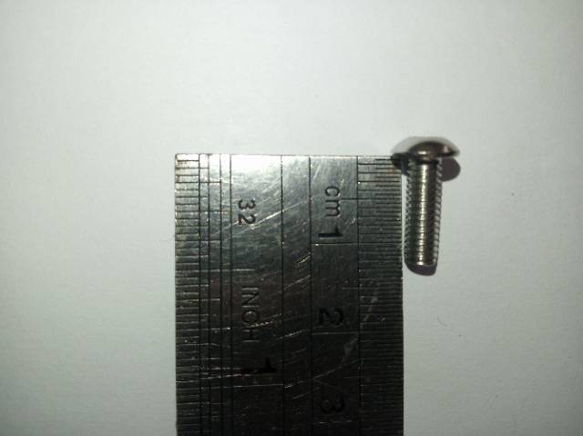 Button L M4 x 12 (1.2cm) stainless 304