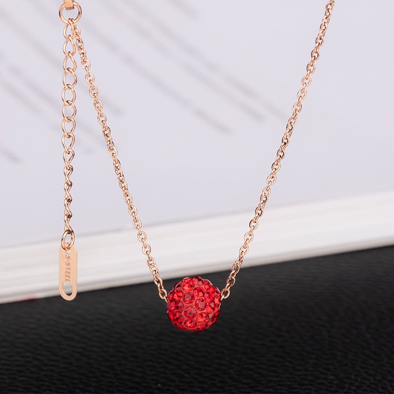 Kalung Titanium Steel Ladies Multi-Style Modis All-Match Anti Karat Hypoallergenic Non @