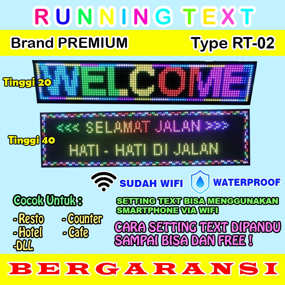 RUNNING TEXT / RUNNUNGTEXT / FULL COLOR / RGB / LED / MODUL / MODULE