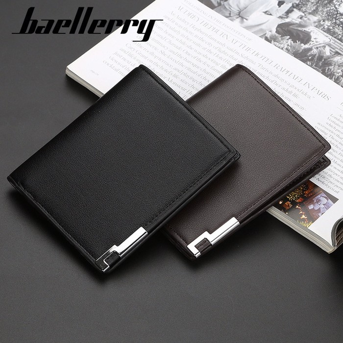 Dompet Pendek Kulit Pria Dompet Lipat Baellerry 1835 Vertical