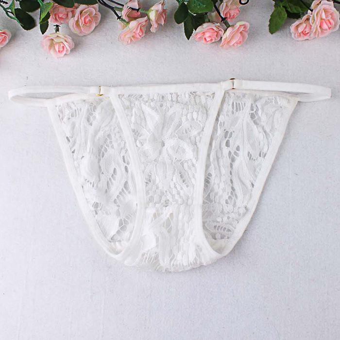 BRA SEXY LINGERIE BRA GSTRING SET BIKINI RENDA TRANSPARAN B053 - MERAH, FREE 