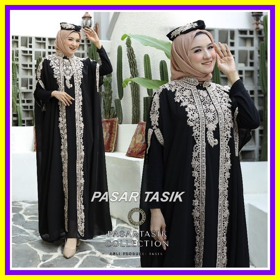 Kaftan Wanita Terbaru 2022 Mewah Cantik Modern Murah Terusan Dres Gmis Games Muslimah Kaftn Fashion 