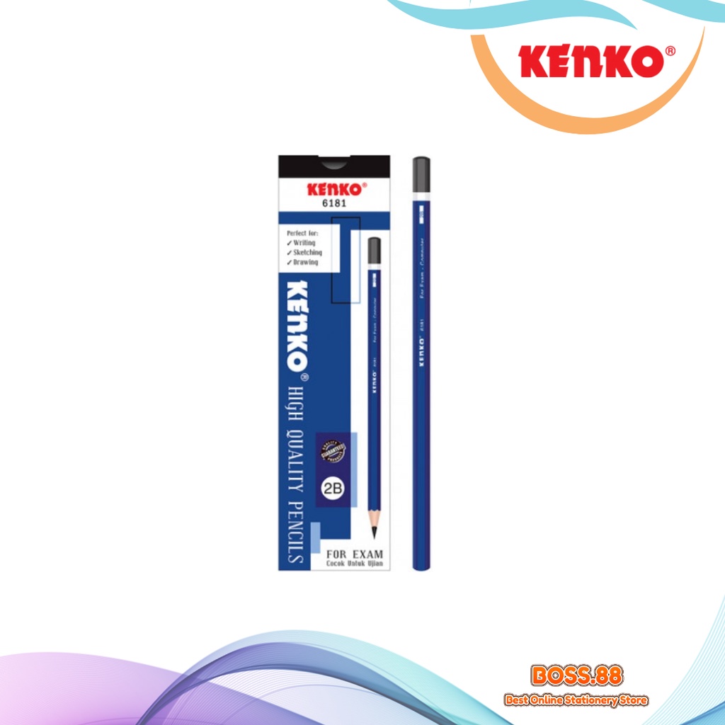 

PENCIL / PENSIL KENKO 2B 6181 (BIRU)