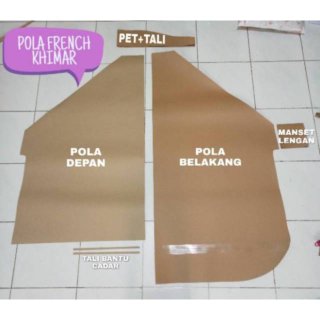 Pola frenc hijab/ french khimar berbagai model &amp; khimar lancip dan pet