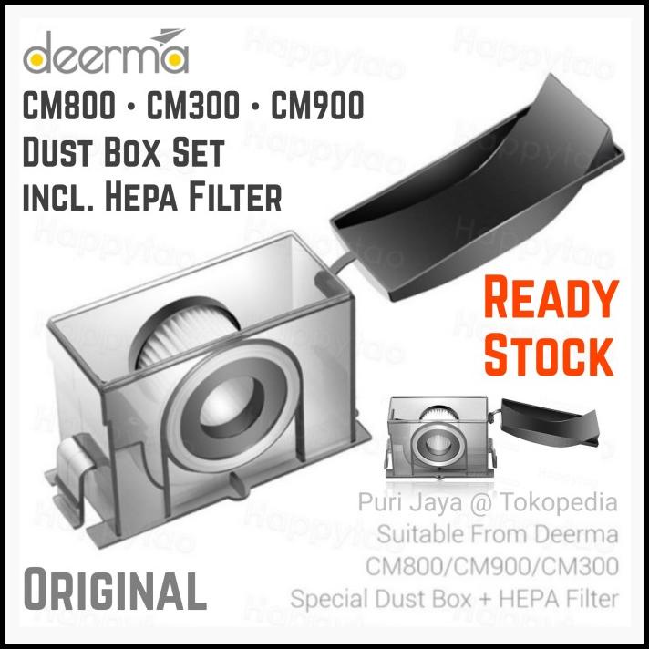 Deerma Cm800 Cm300S Cm900 Dust Box Kotak Debu + Filter Hepa