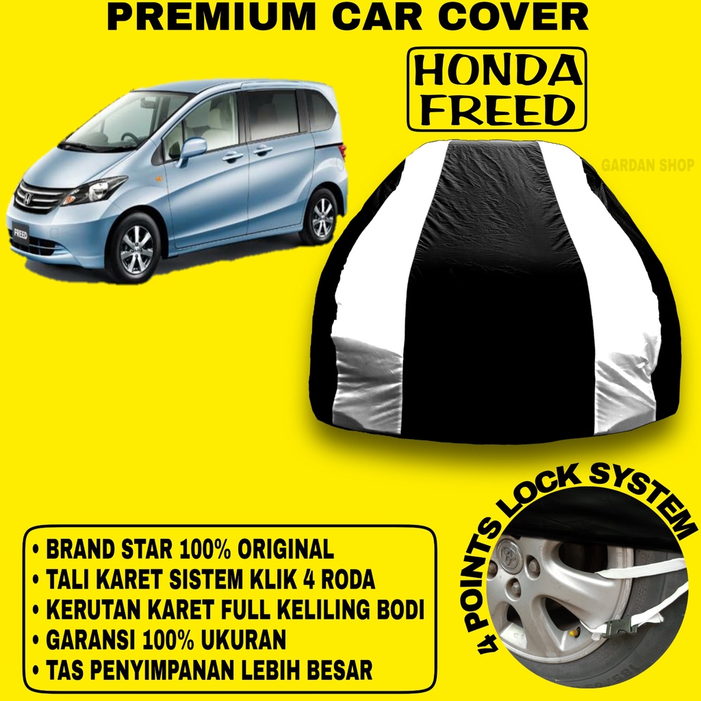 Body Cover HONDA FREED Sarung Strip SILVER Penutup Pelindung Selimut Bodi Mobil Freed PREMIUM Blue