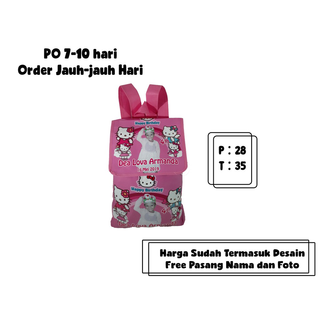 

TAS ULANG TAHUN GOODIE BAG RANSEL BISA REQUEST NAMA