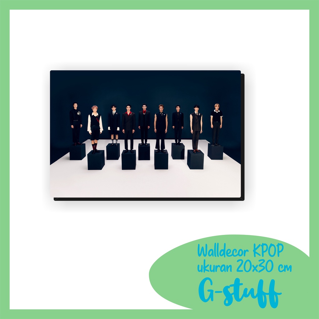 WALLDECOR NCT 127 FAVORITE UKURAN 20X30 CM WALL DECOR POSTER KAYU HIASAN DINDING KPOP